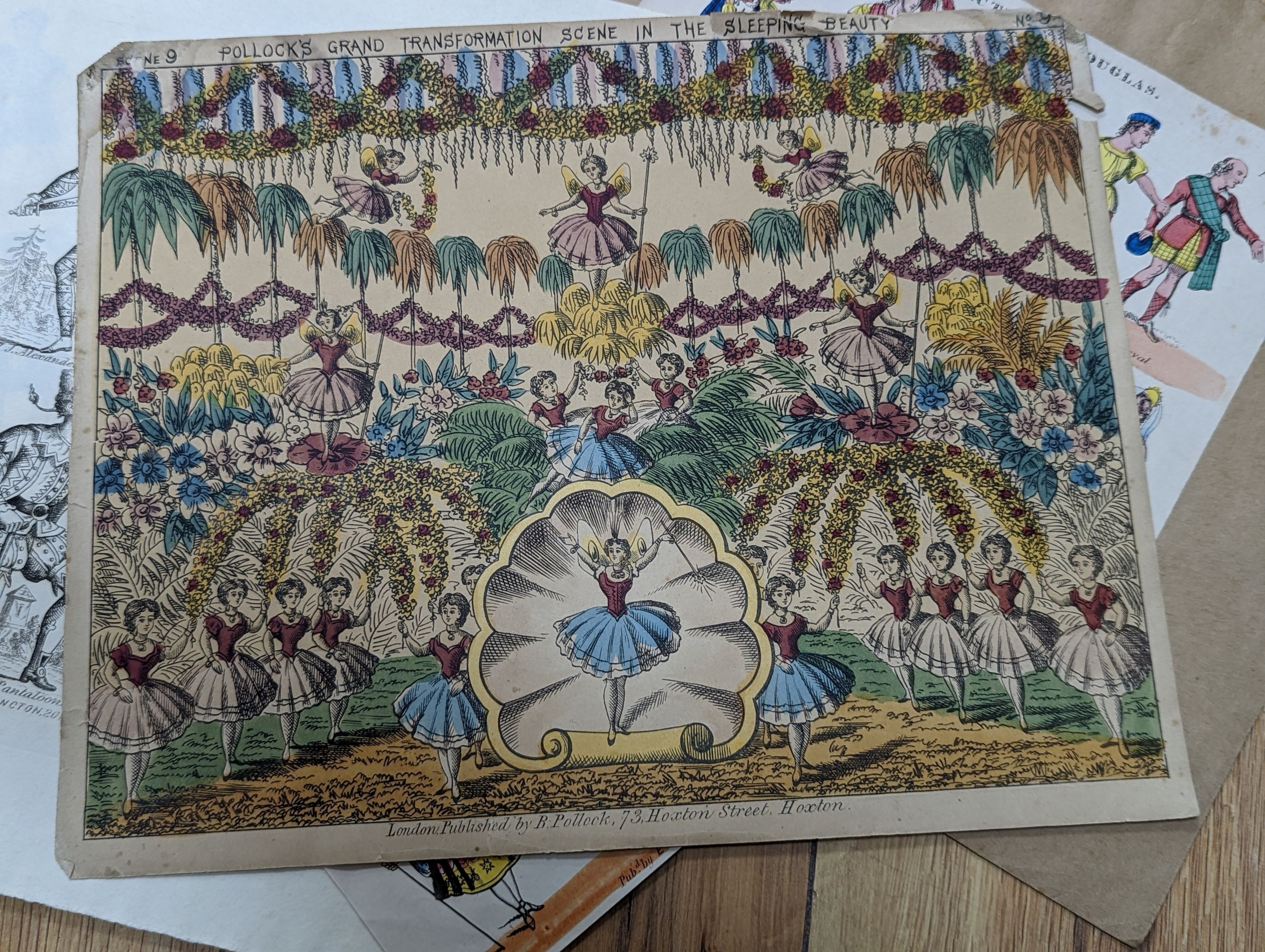 A folio of assorted antique prints